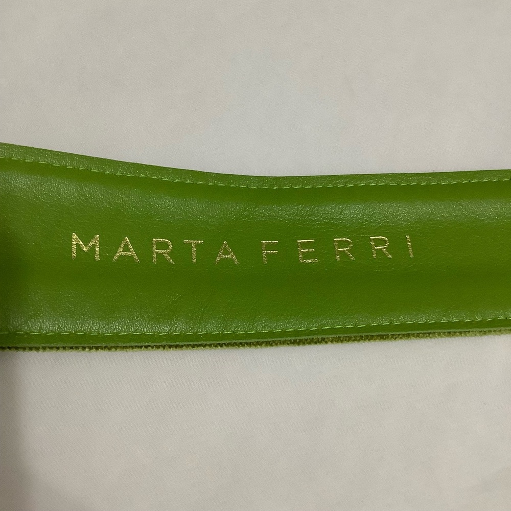 Green Velvet Belt - Picture 7 of 7